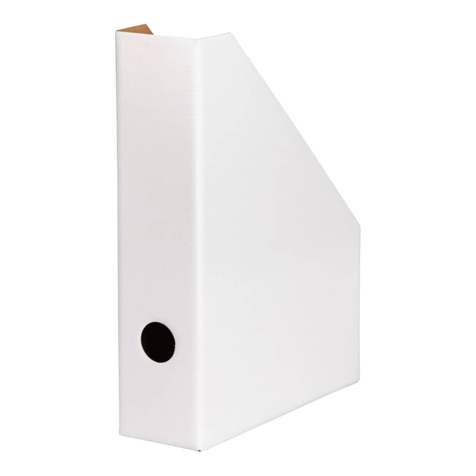 Stehsammler Color schmal - 70 x 225 x 300 mm, weiß