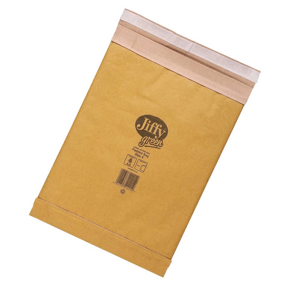 Papierpolstertasche Größe 4 - 240 x 343mm, braun
