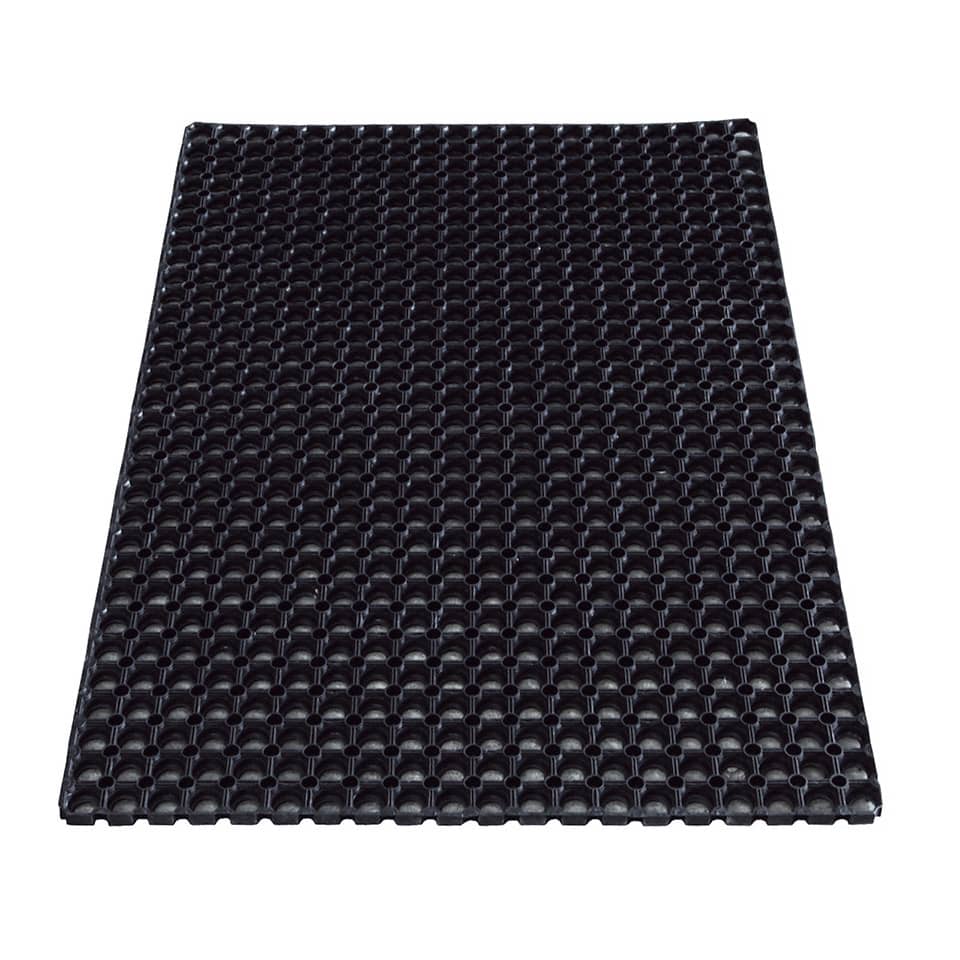 Ringgummimatte Eazycare Scrub - 80 x 120 cm, schwarz