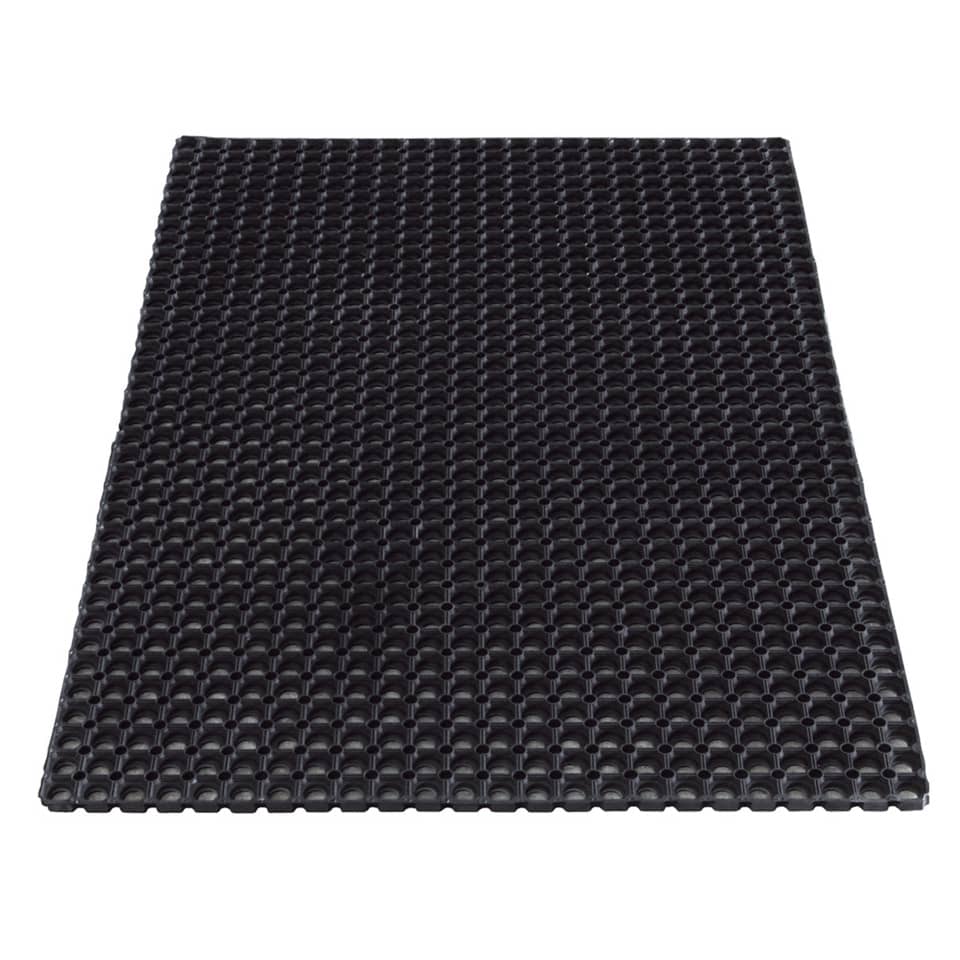 Ringgummimatte Eazycare Scrub - 100 x 150 cm, schwarz