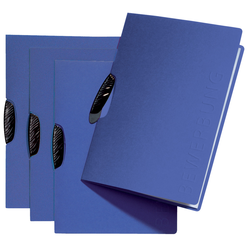 Bewerbungsmappe Swing - blau