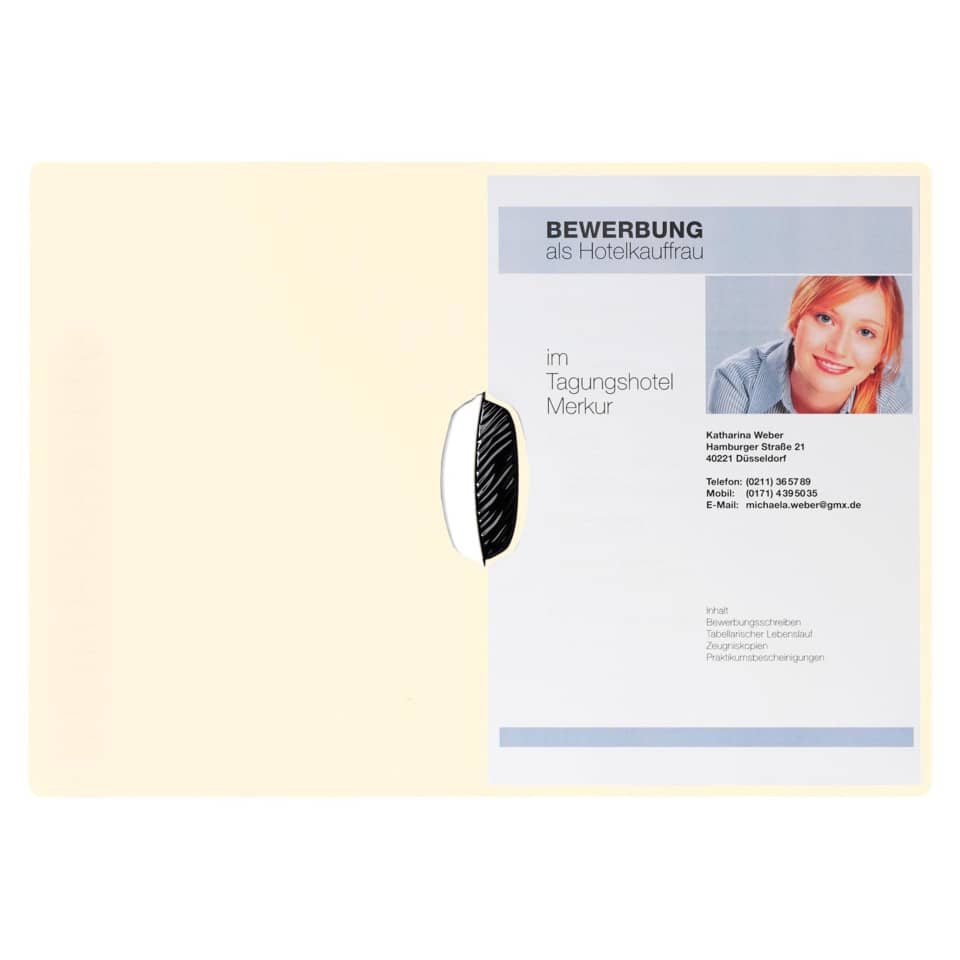 Bewerbungsmappe Swing - beige
