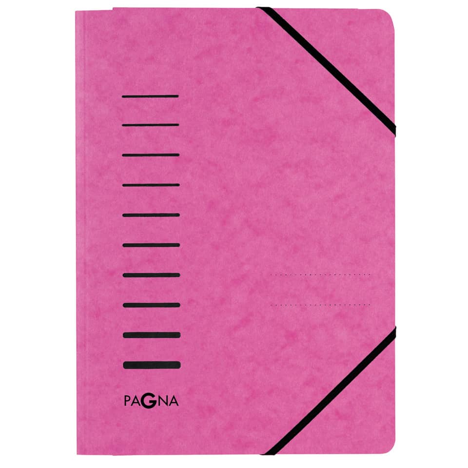 Gummizugmappe - A4, 150 Blatt, Presssan, dunkelrosa