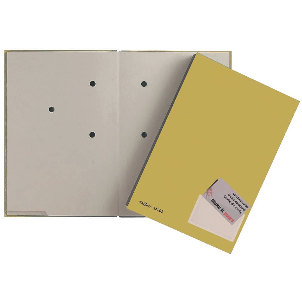 Unterschriftsmappe Color - 20 Fächer, PP kaschiert, gelb