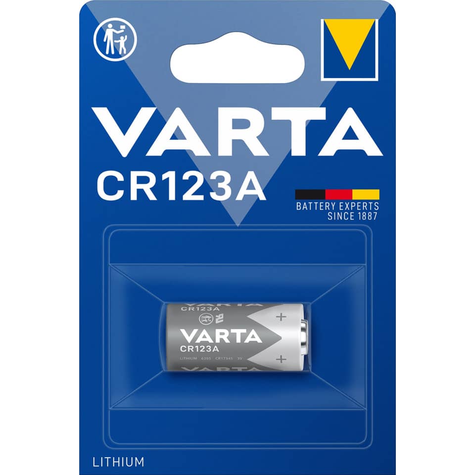 Batterie Lithium Professional, CR123A, 1 Stück