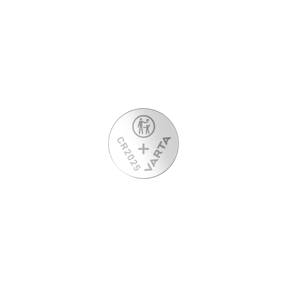 Knopfzellen-Batterie Lithium CR2025, 1 Stück