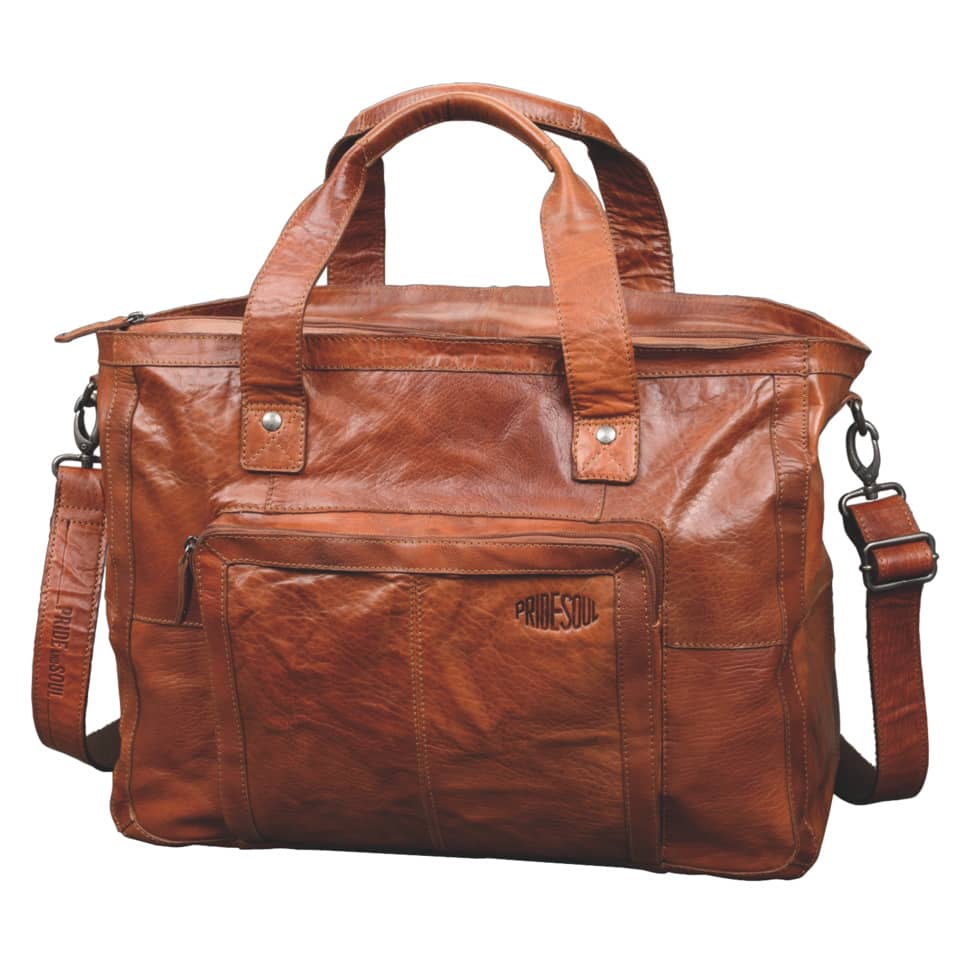 Reisetasche Royal T - cognac, mit Laptop- und Tabletfach
