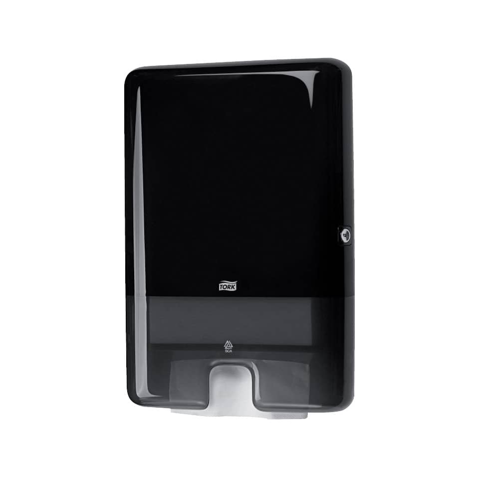 Xpress Handtuchspender für Multifold - 302x444x102 mm - schwarz