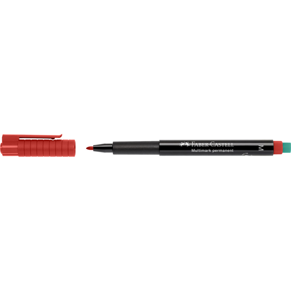 CD-Marker MULTIMARK - permanent, M, rot