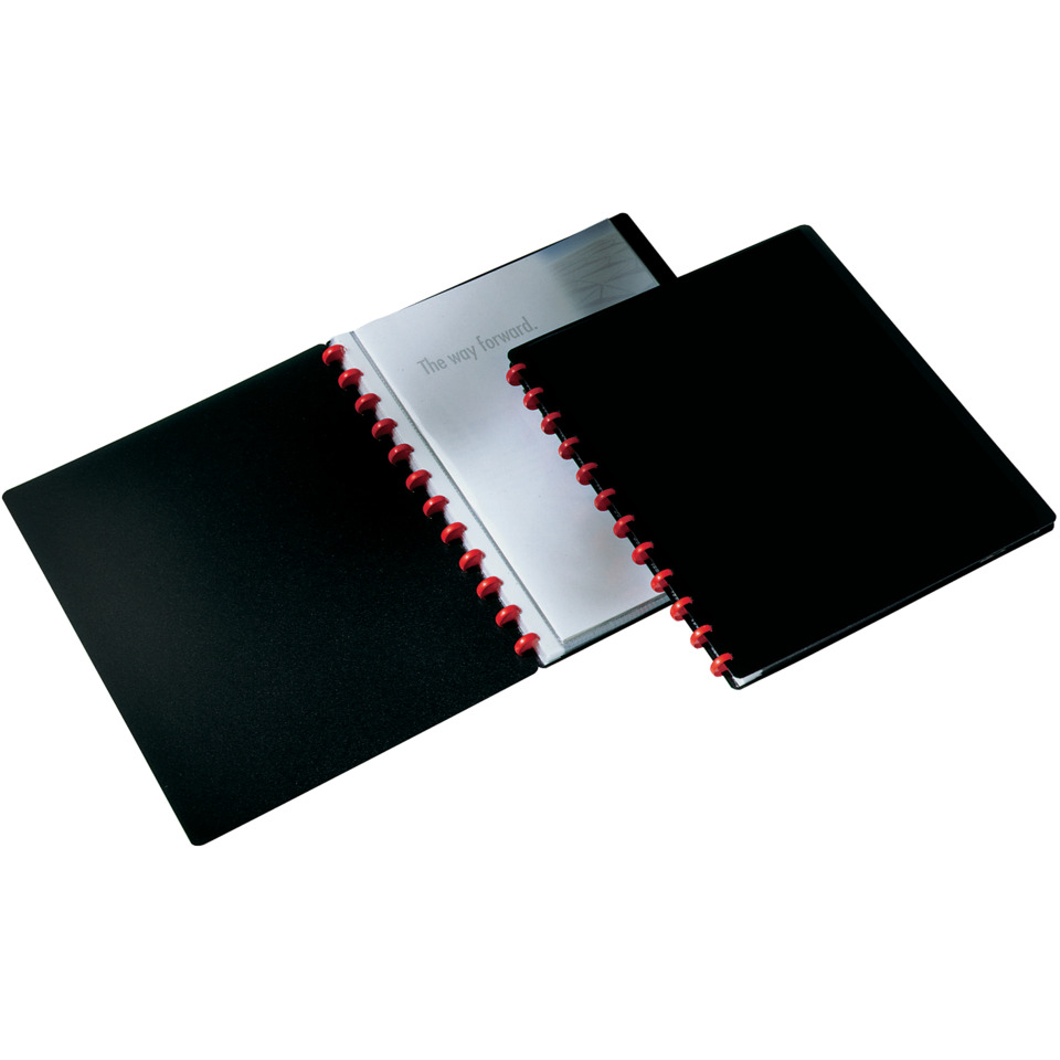 Ringmappe DURALOOK® EASY - 20 Hüllen, A4, schwarz
