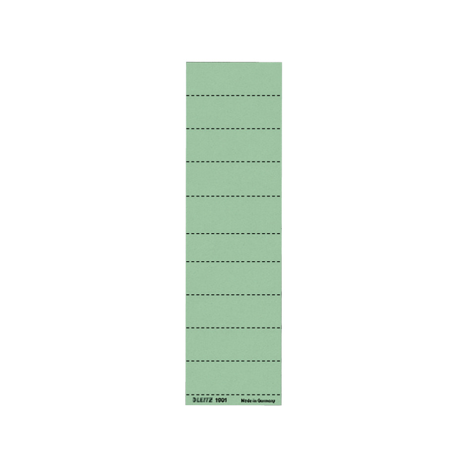 1901 Blanko-Schildchen - Karton, 100 Stück, grün