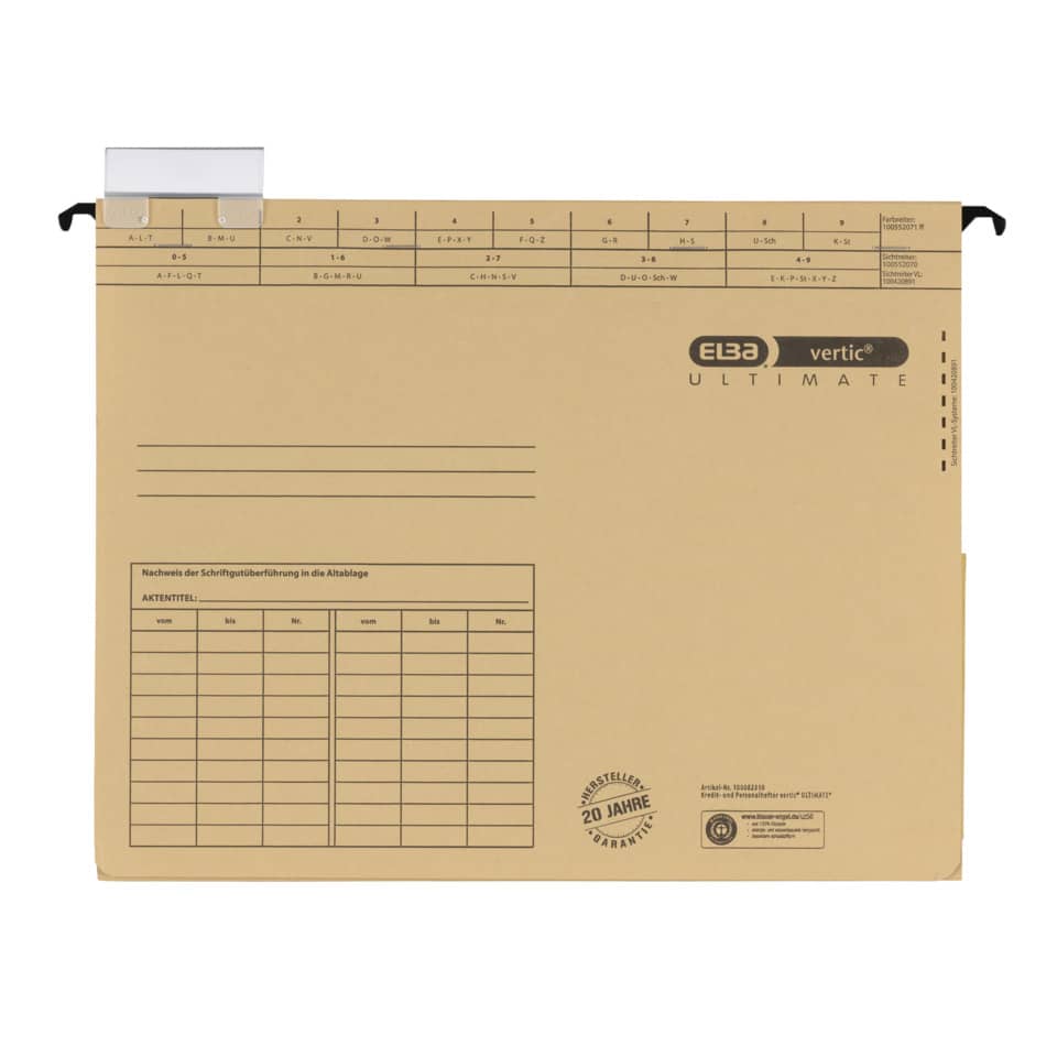 Hefter Kredit/Personal vertic® ULTIMATE® - A4, 240 g/qm