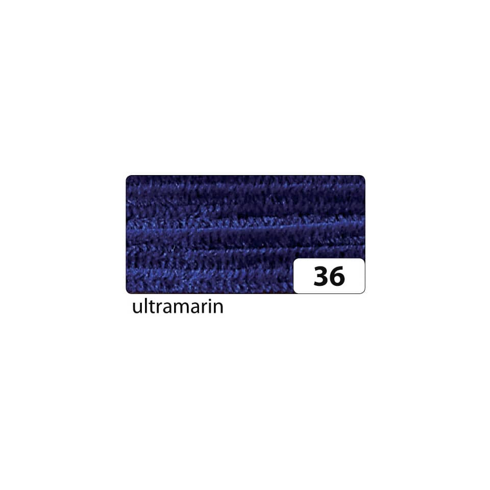Chenilledraht - 8 mm, 10 Stück, ultramarin