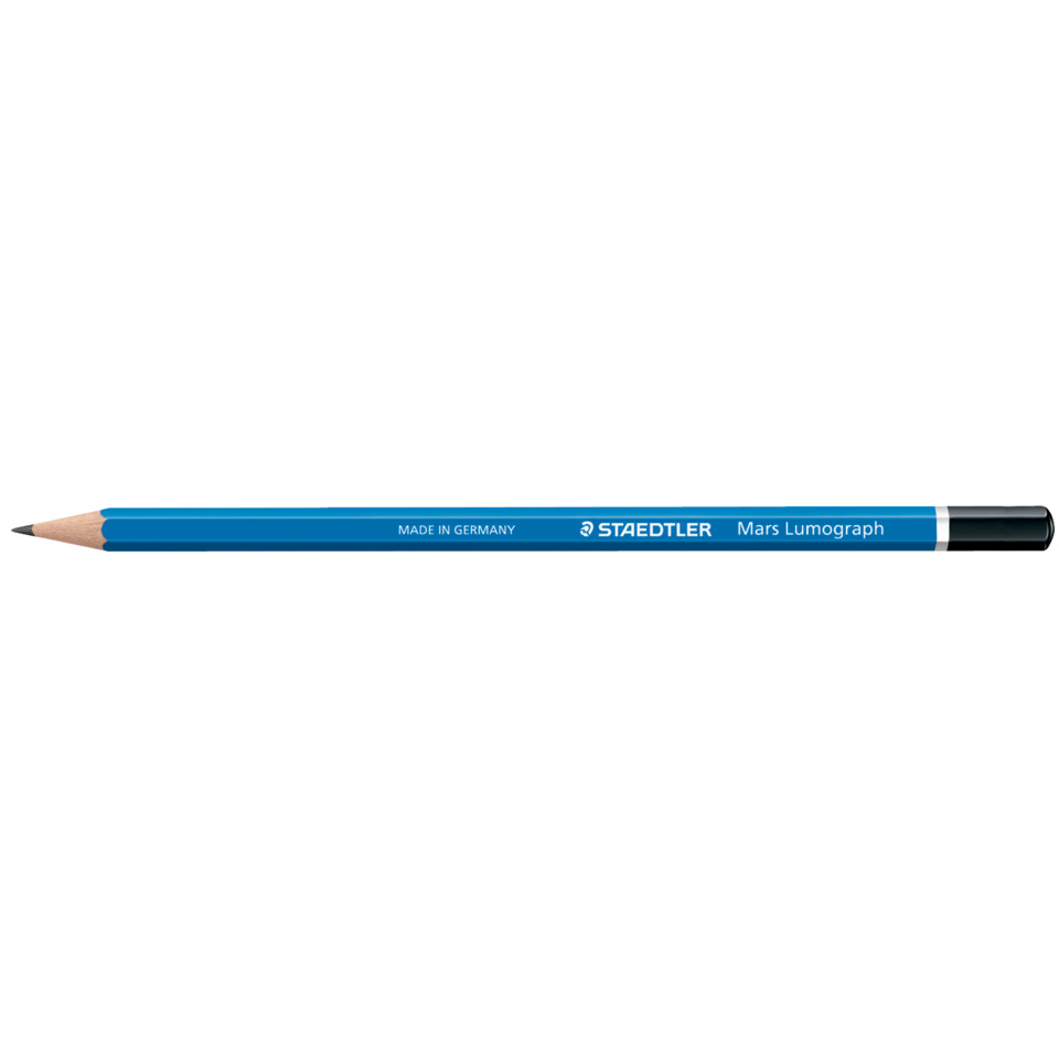 Bleistift Mars® Lumograph® - H, blau