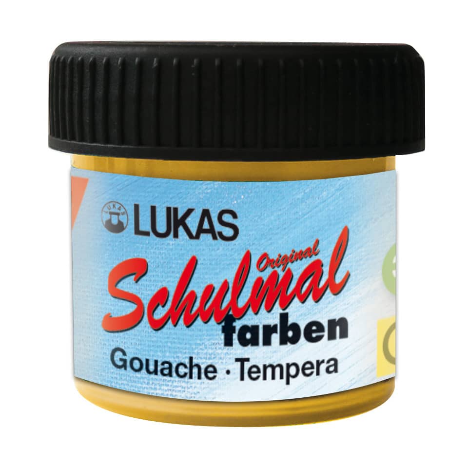 Schulmalfarbe 18 ml ocker