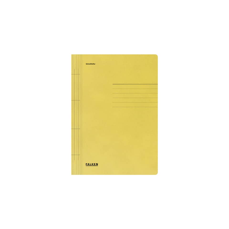 Schnellhefter - A4, 250 Blatt, Manilakarton (RC), gelb
