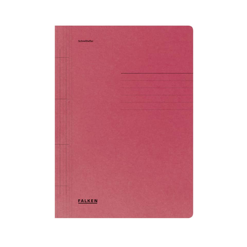 Schnellhefter - A4, 250 Blatt, Manilakarton (RC), rot