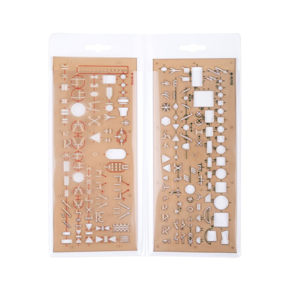 Schablone Elektro - 3er Set