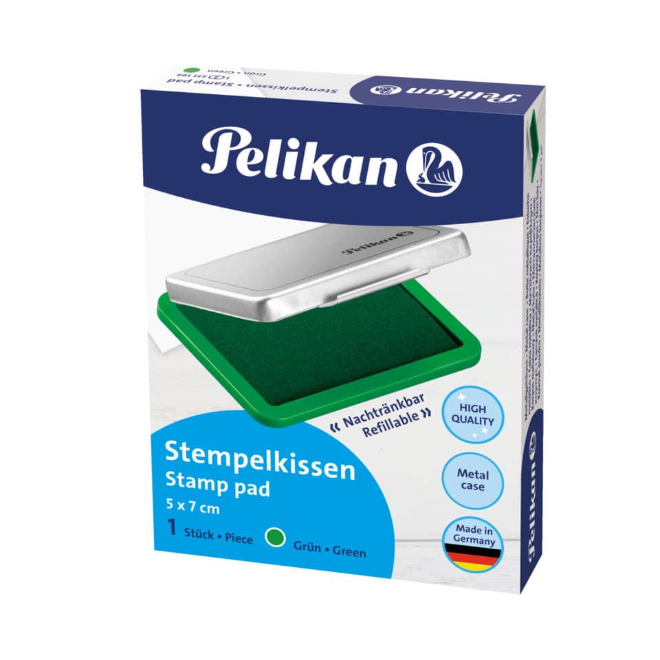 Stempelkissen 3 - 70 x 50 mm, grün getränkt