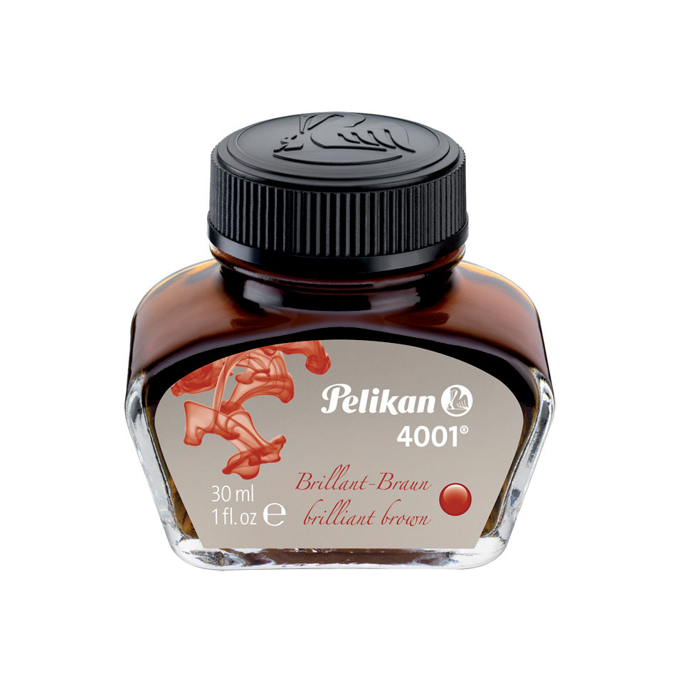 Tinte 4001® - 30 ml Glasflacon, brillant-braun