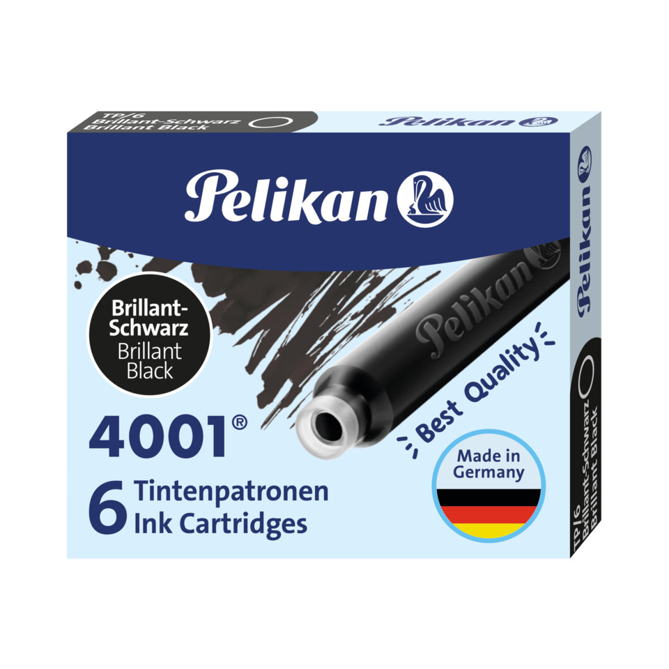 Tintenpatrone 4001® TP/6 - brillant-schwarz, 6 Patronen