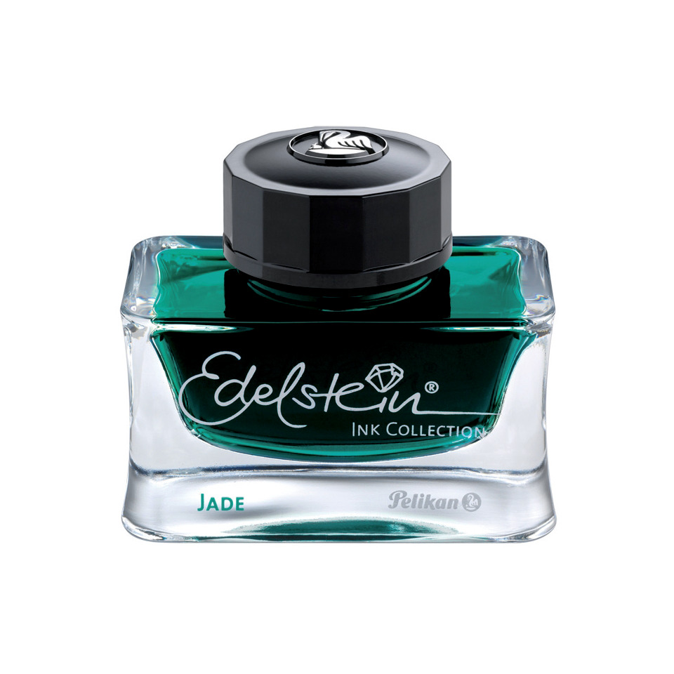 Edelstein® Ink - 50 ml Glasflacon, jade (hellgrün)