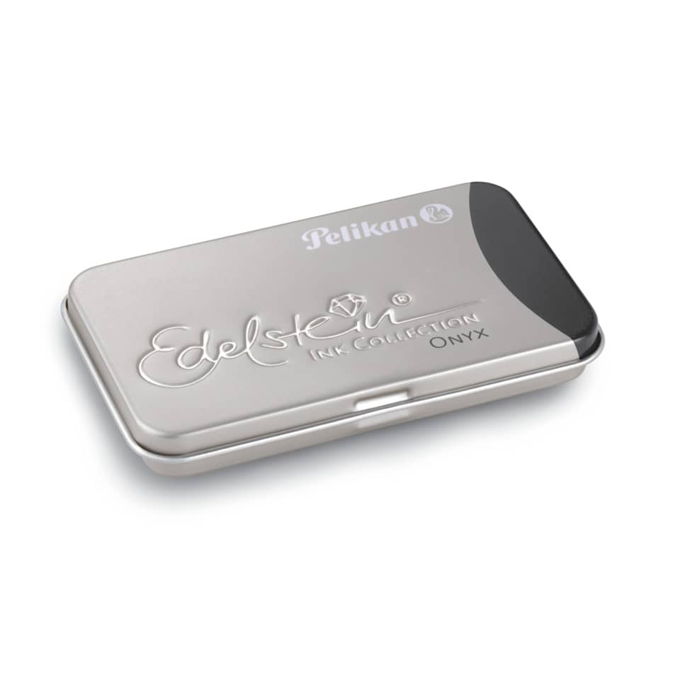 Tintenpatrone Edelstein Ink Collection GTP - 6 Patronen im Metalletui, Onyx (schwarz)