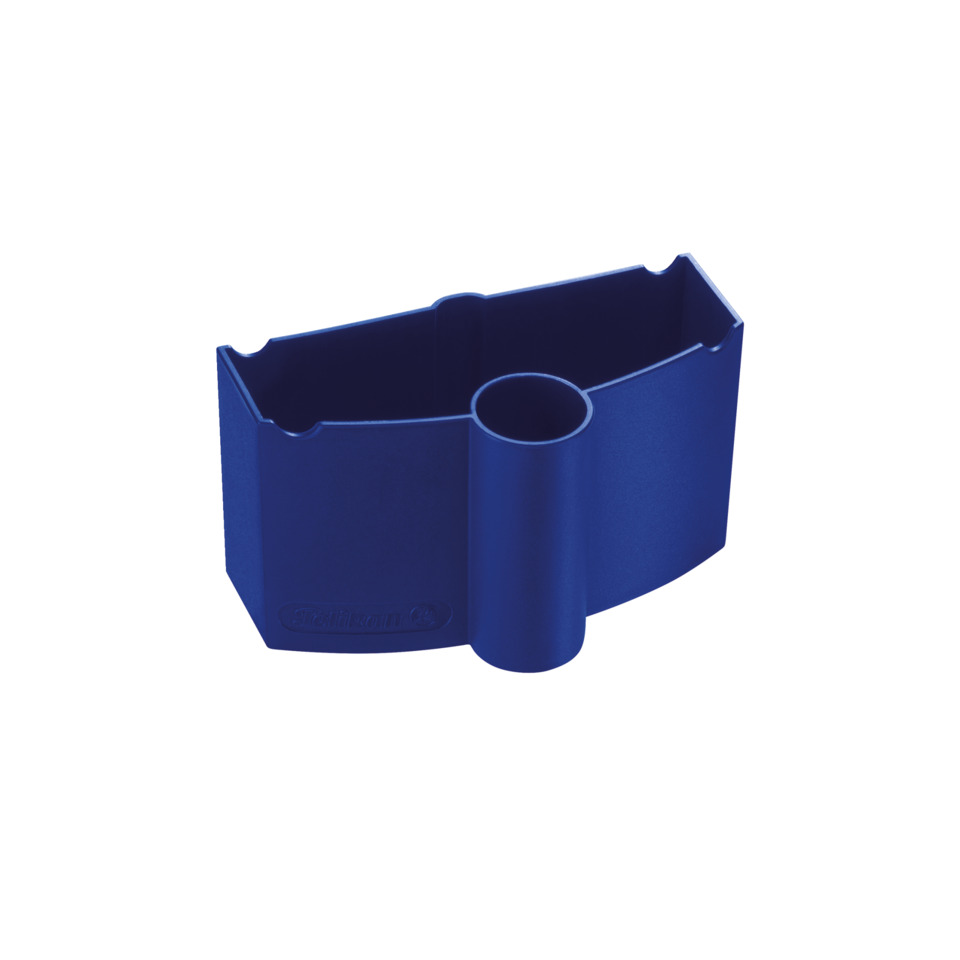 Wasserbecher mit Pinselhalter - blau