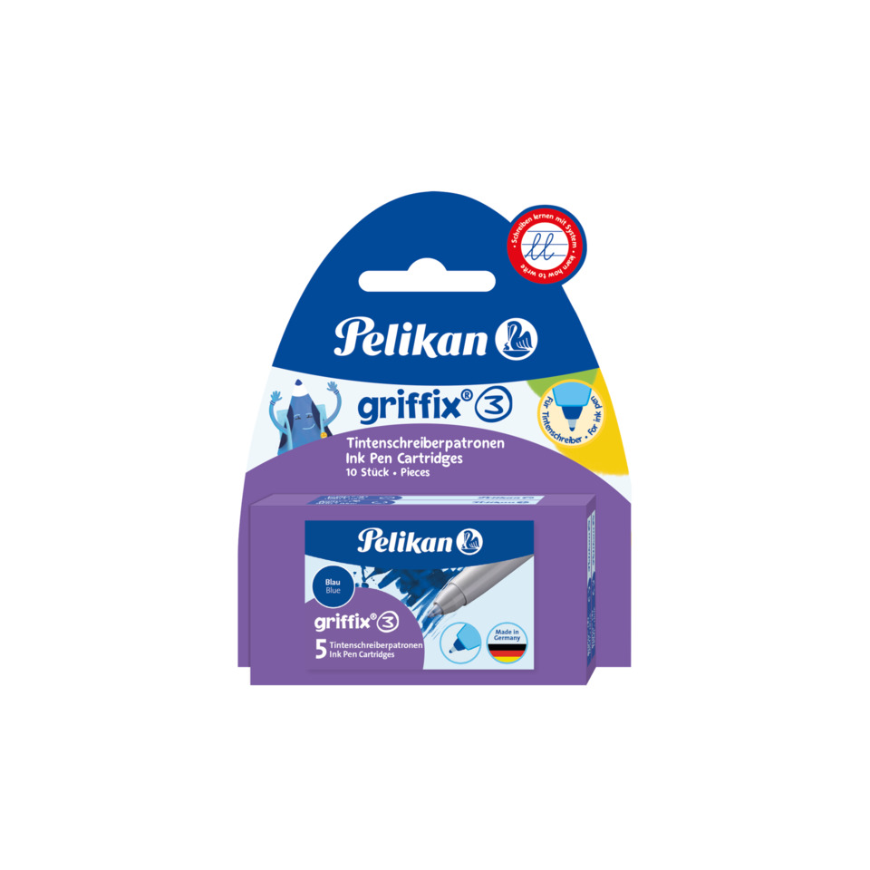 griffix® Patrone für Tintenschreiber, blau, Typ T1RB