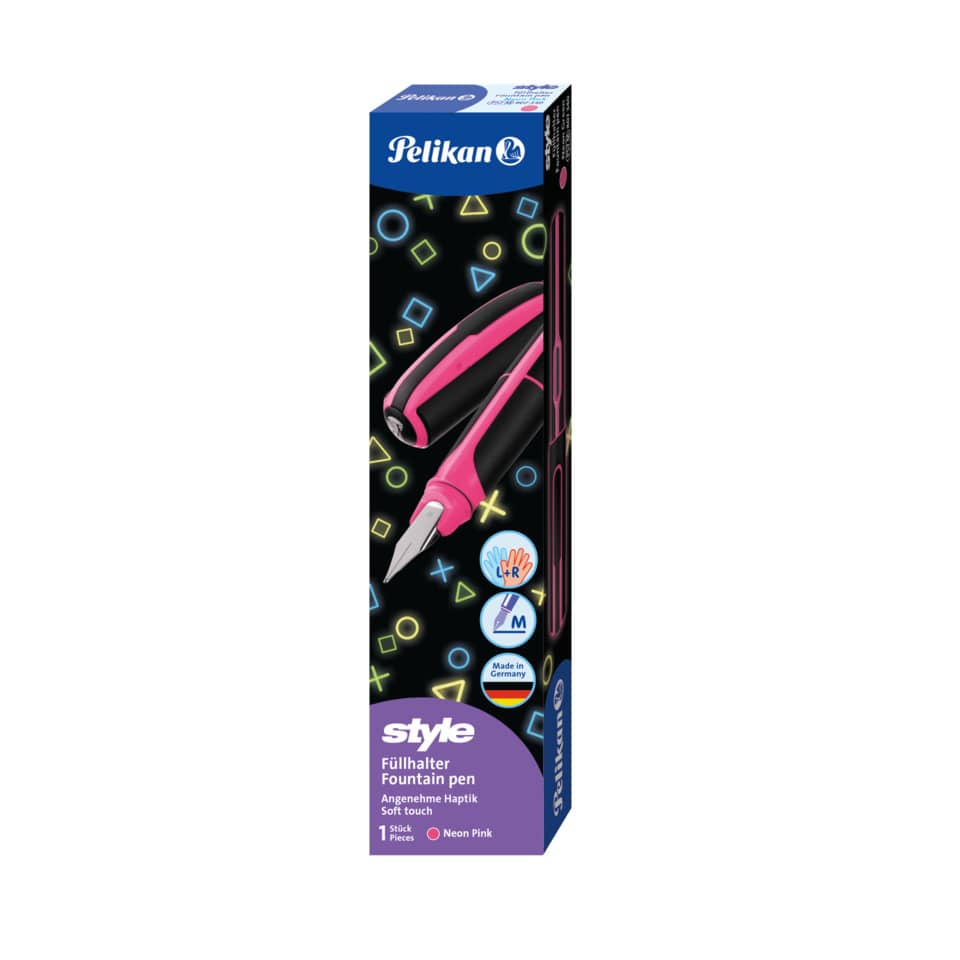 Füllhalter Style P57 - Feder M, neonpink