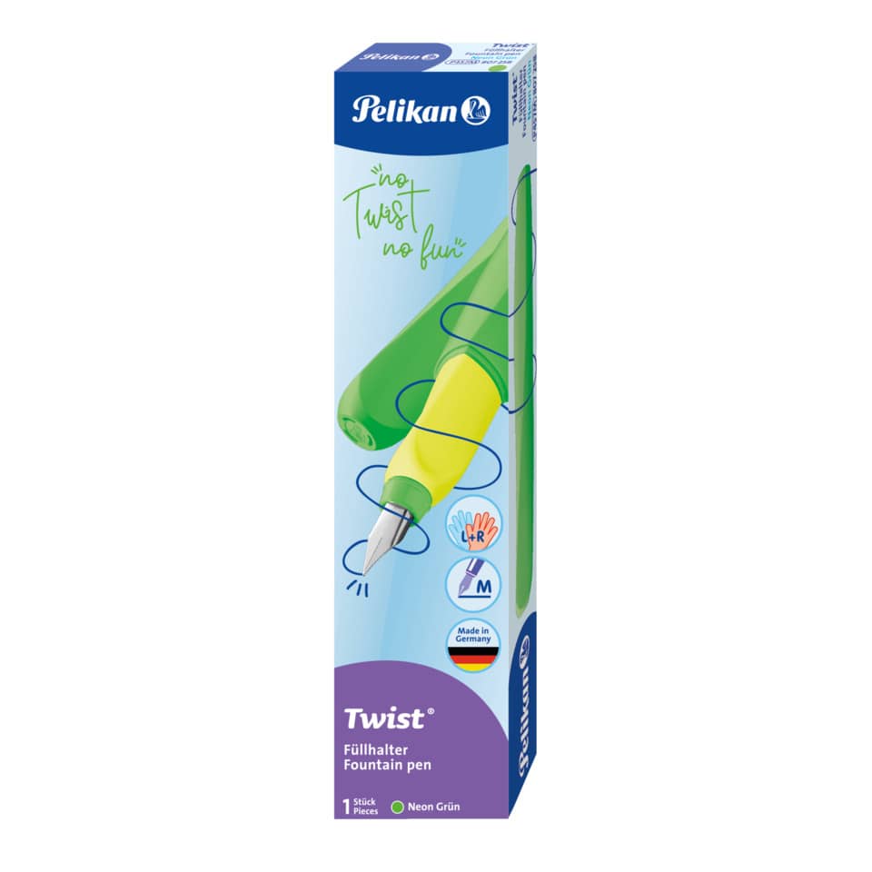 Füller Twist® - Feder M, neon grün