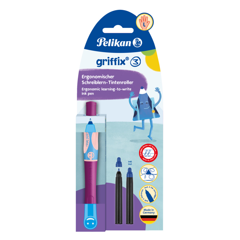 griffix® Tintenroller Stufe 3 - Sweet Berry, Faltschachtel/Blister