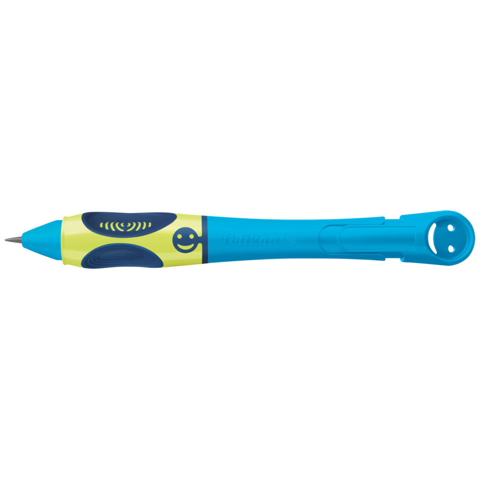 griffix® Bleistift - Neon Fresh Blue, Rechtshänder, Faltschachtel mit Eurolochung