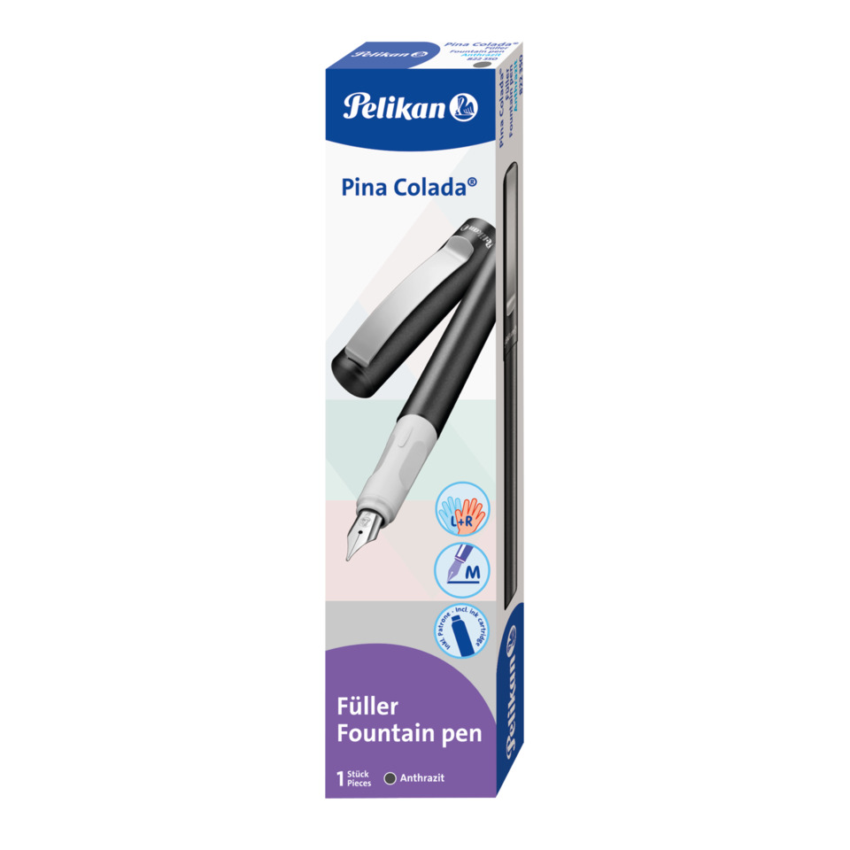 Füllhalter Pina Colada - M, anthrazit