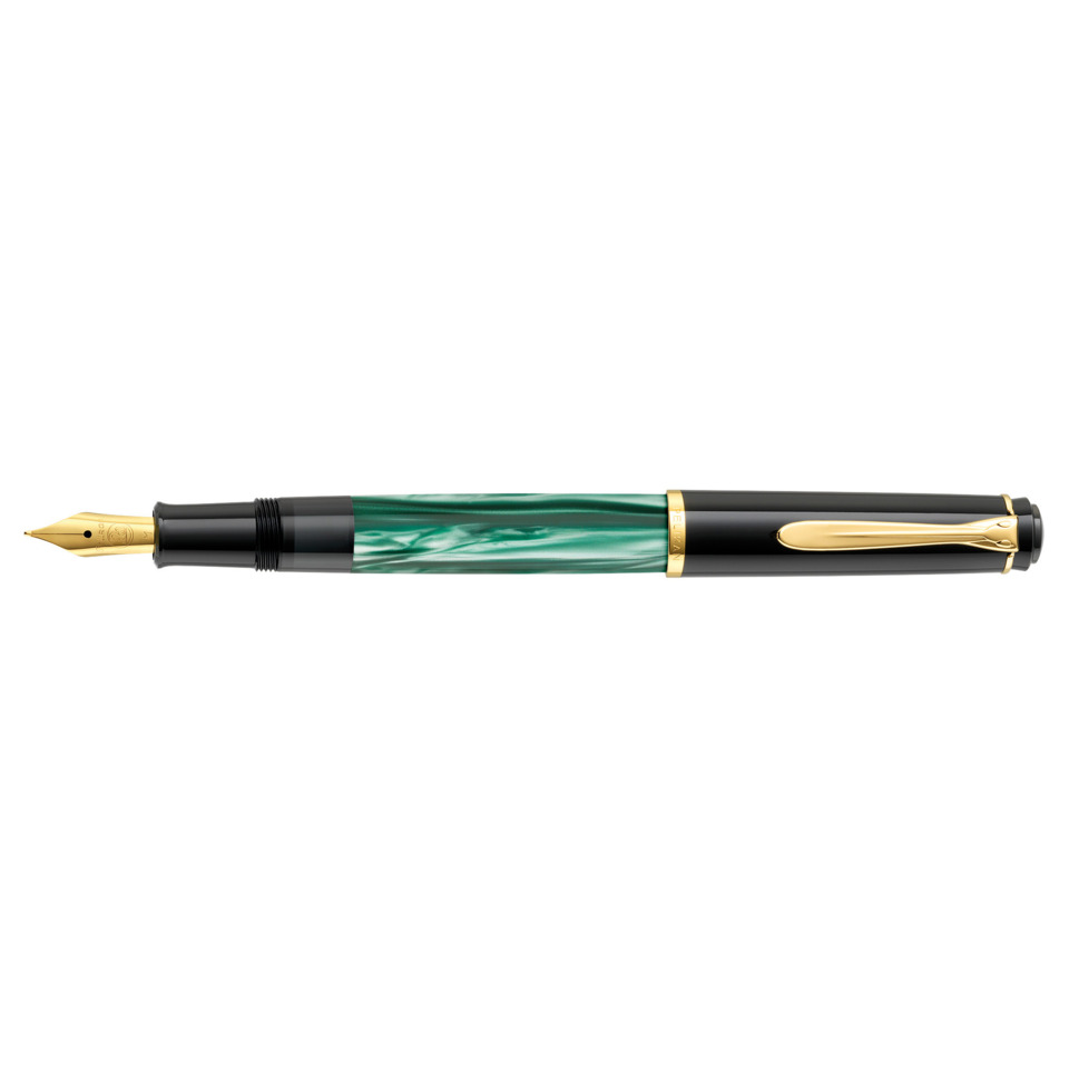 Füllhalter Classic M200 - Feder F, grün-marmoriert, Etui