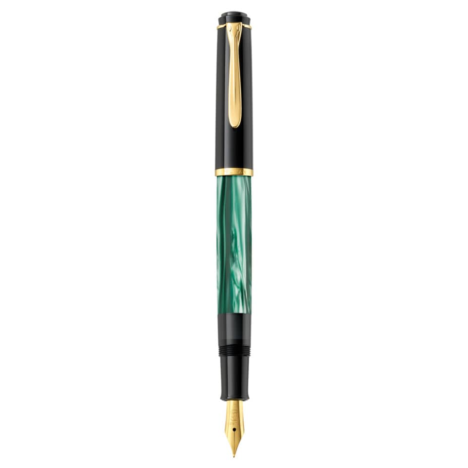 Füllhalter Classic M200 - Feder M, grün-marmoriert, Etui