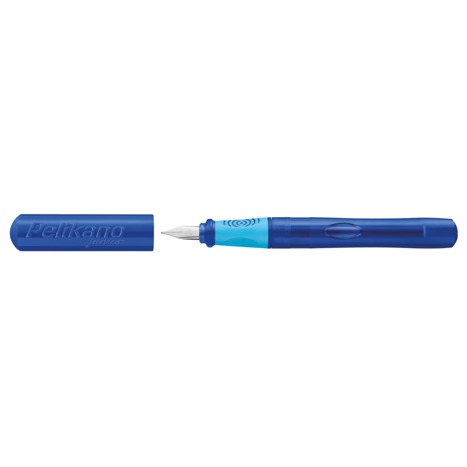 Schulfüller Pelikano® junior - Feder A, blau, Faltschachtel