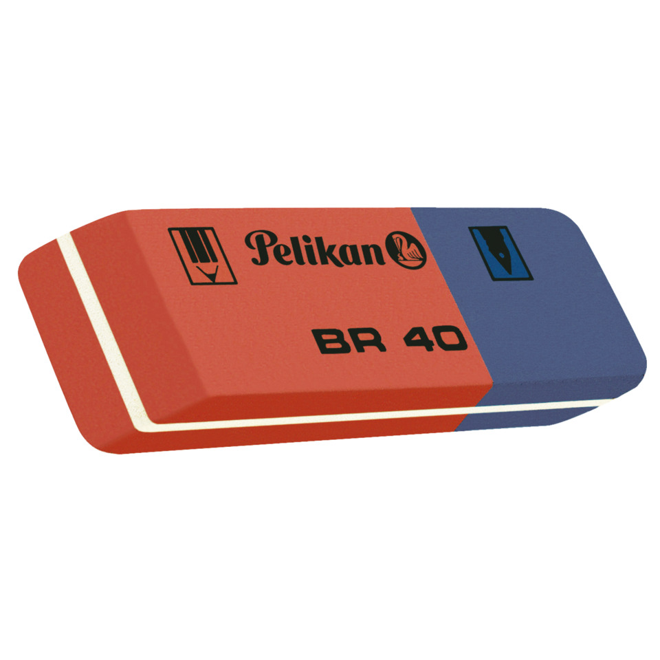 Radierer BR40, 58 mm x 20 mm x 8 mm