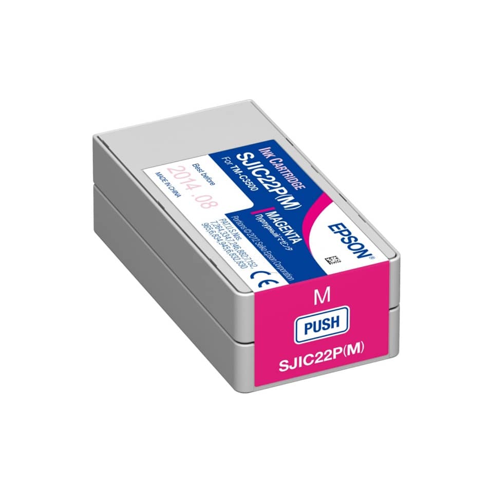 Original Epson Tintenpatrone magenta (C33S020603,SJI-C-22-P-(M))