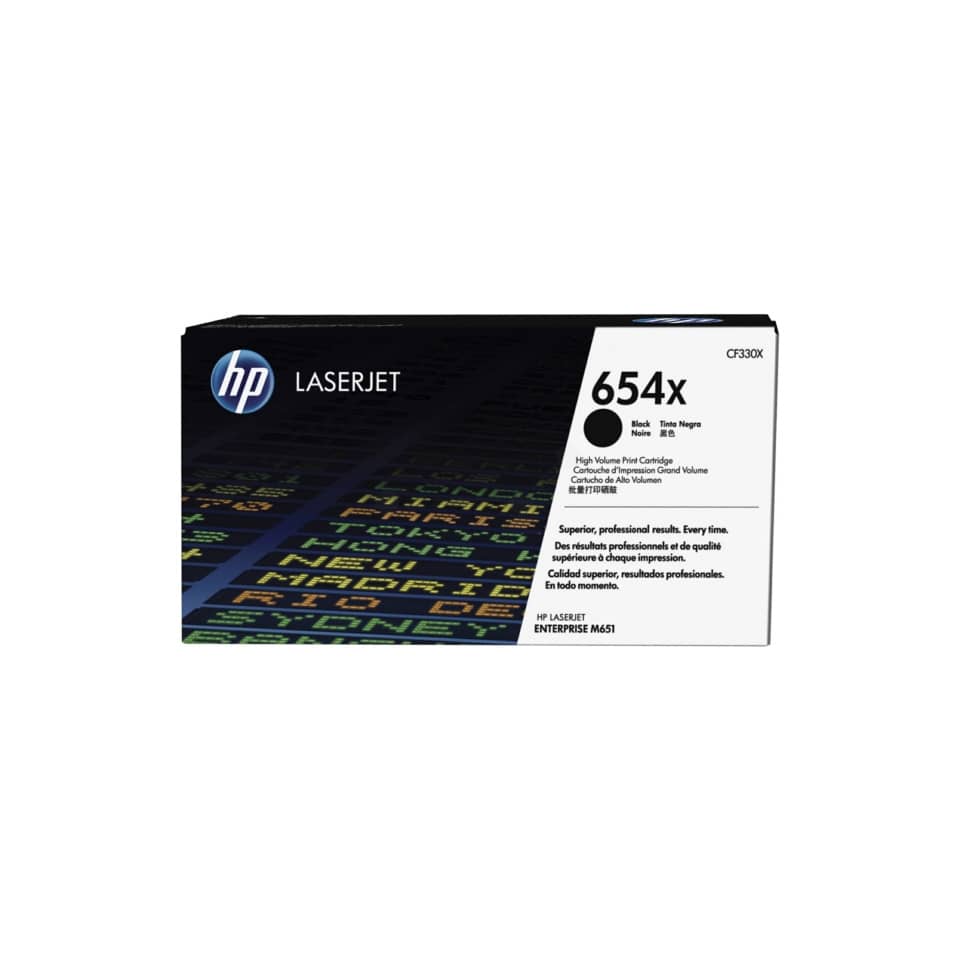 Original HP Tonerkartusche schwarz (CF330X,654X,654XBK,654XBLACK,NO654X,NO654XBK,NO654XBLACK)