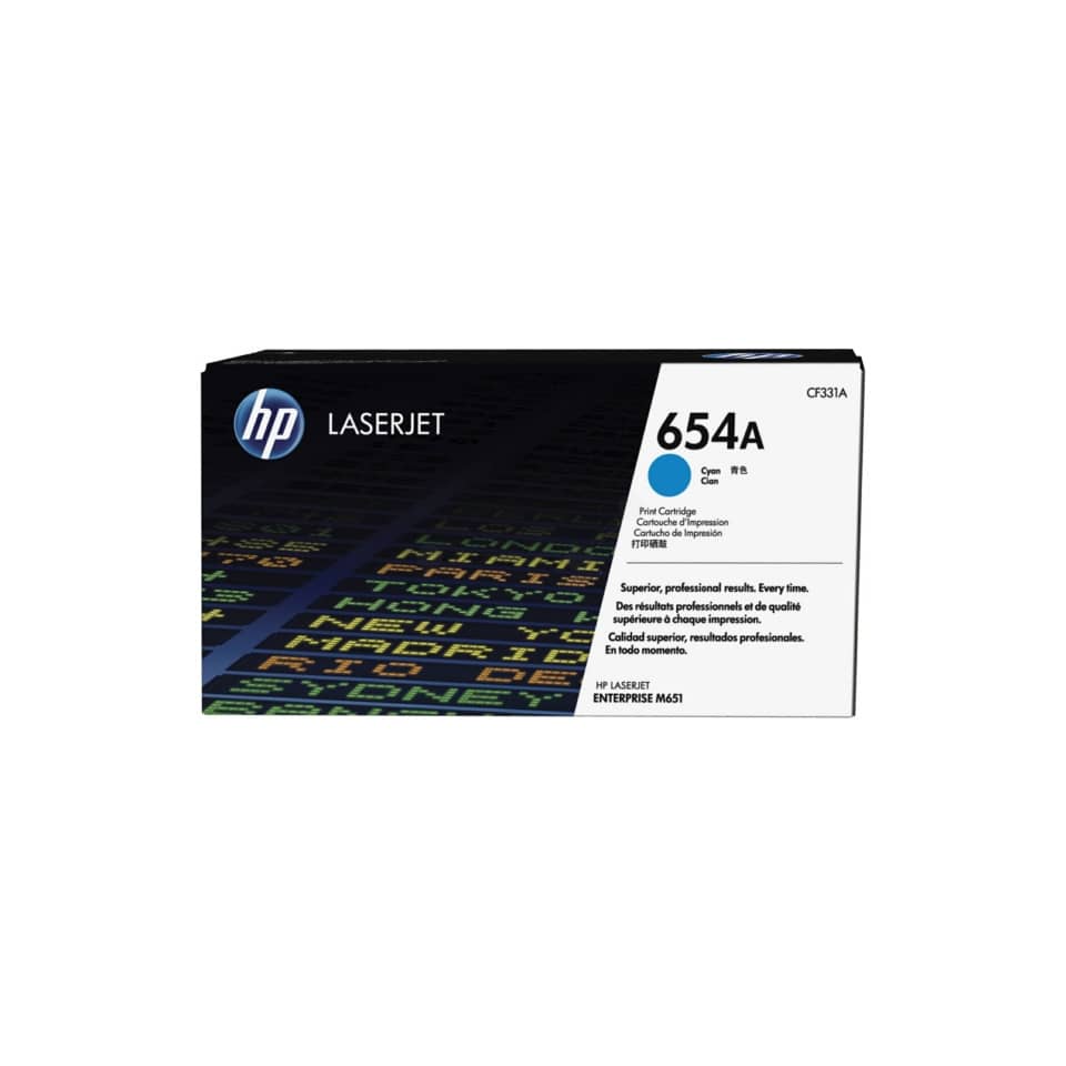 Original HP Tonerkartusche cyan (CF331A,654A,654AC,654ACYAN,NO654A,NO654AC,NO654ACYAN)