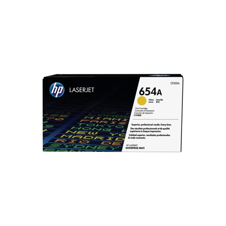 Original HP Tonerkartusche gelb (CF332A,654A,654AY,654AYELLOW,NO654A,NO654AY,NO654AYELLOW)