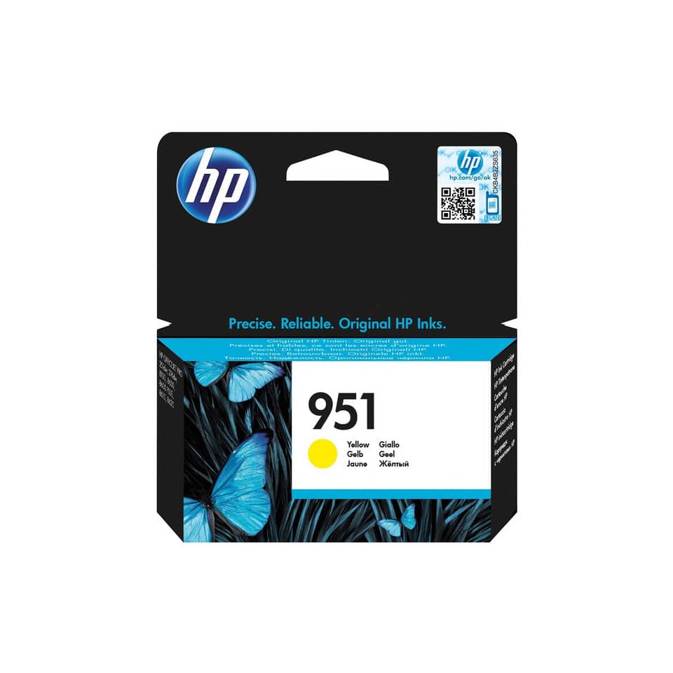 Original HP Tintenpatrone gelb (CN052AE,CN052AE#ACU,CN052AE#BGX,CN052AE#BGY,951,951Y,951YELLOW,NO951,NO951Y,NO951YELLOW)