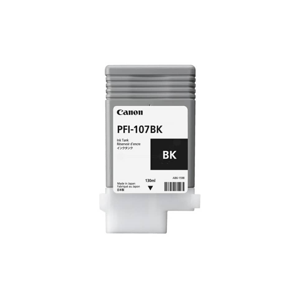 Original Canon Tintenpatrone schwarz (6705B001,6705B001AA,PFI-107BK)