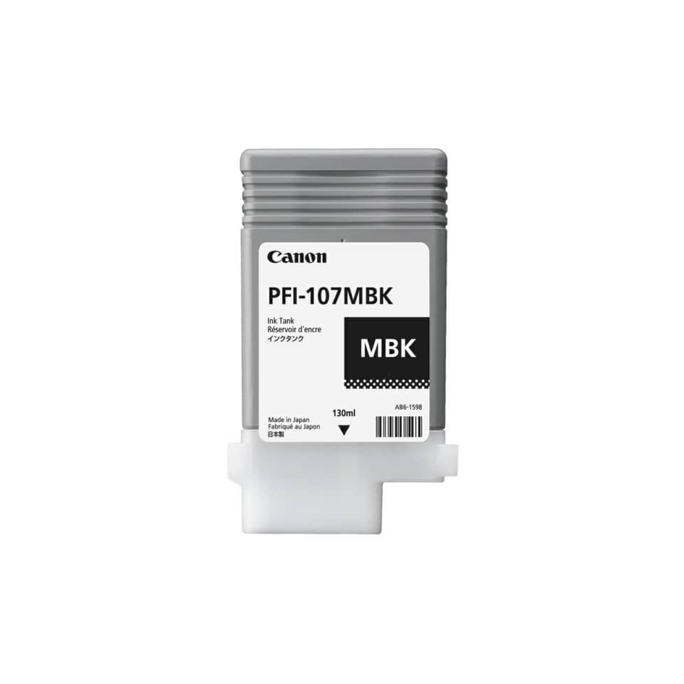 Original Canon Tintenpatrone schwarz matt (6704B001,6704B001AA,PFI-107MBK)