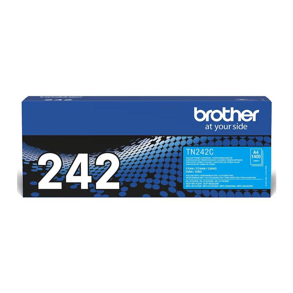 Original Brother Toner-Kit cyan (TN-242C)