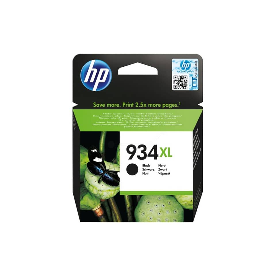 Original HP Tintenpatrone schwarz High-Capacity (C2P23AE,C2P23AE#BGX,C2P23AE#BGY,934XL,934XLBK,934XLBLACK,NO934XL,NO934XLBK,NO934XLBLACK)