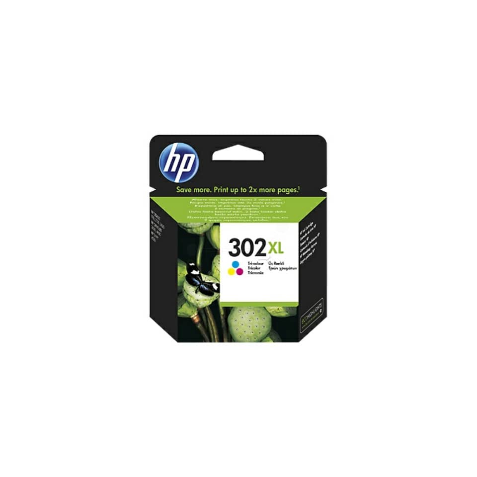Original HP Druckkopfpatrone color High-Capacity (F6U67AE,F6U67AE#ABE,F6U67AE#ACU,F6U67AE#BA3,F6U67AE#NE1,F6U67AE#UUS,302XL,302XLC,302XLCOLOR,NO302XL,NO302XLC,NO302XLCOLOR)