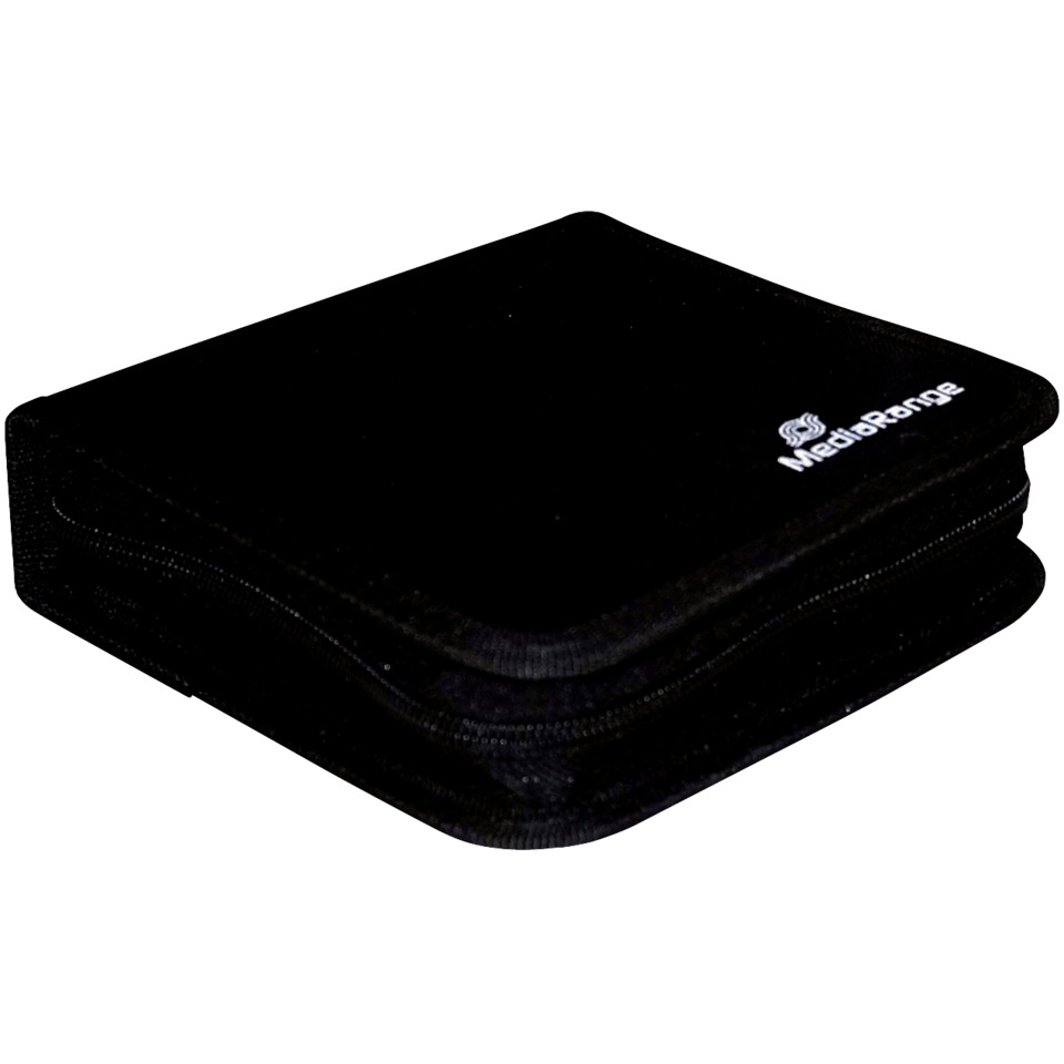 Archivierungsmappe für 24 Discs, Nylon, schwarz