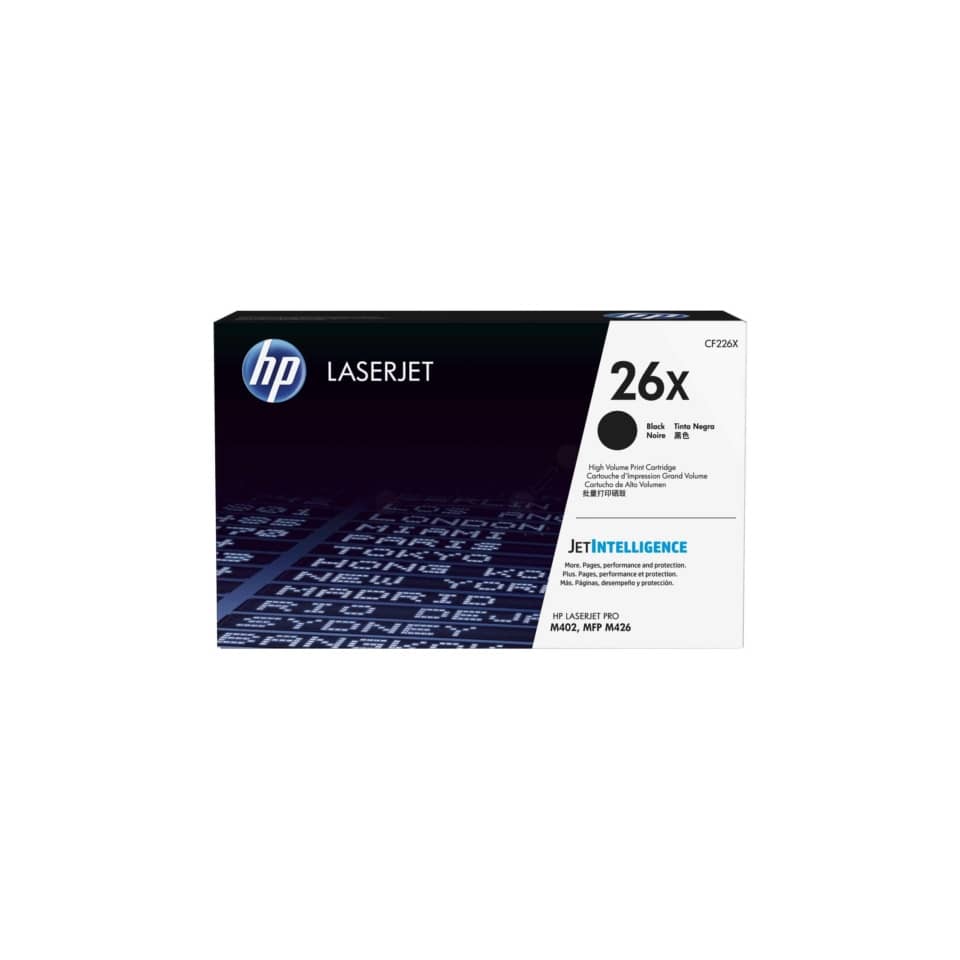 Original HP Tonerkartusche High-Capacity (CF226X,26X,26XBK,26XBLACK,NO26X,NO26XBK,NO26XBLACK)